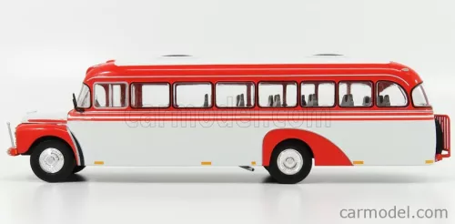 VOLVO  B375 AUTOBUS SWEDEN 1957  ORANGE WHITE