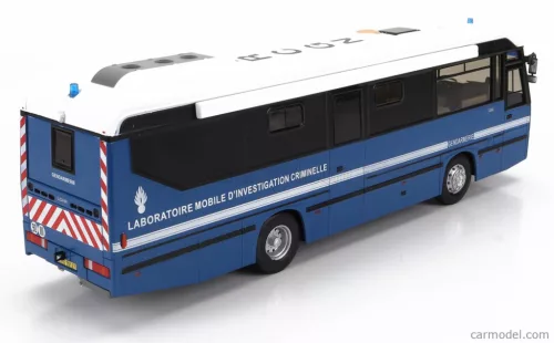 LOHR  L96 AUTOBUS IRCGN GENDARMERIE POLICE FRANCE 1996  BLUE WHITE