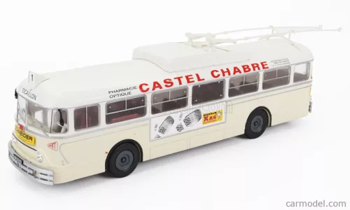 CHAUSSON  VBC-APURMTT AUTOBUS FILOBUS FRANCE 1963  CREAM WHITE