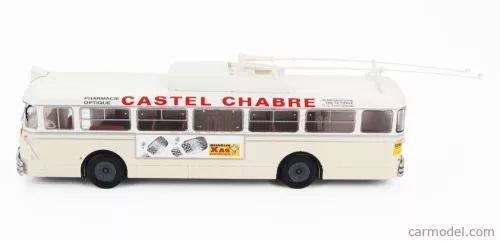CHAUSSON  VBC-APURMTT AUTOBUS FILOBUS FRANCE 1963  CREAM WHITE