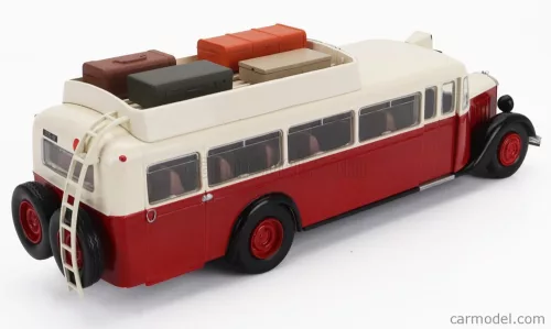 CITROEN  T45 AUTOBUS PARIS FRANCE 1939  RED WHITE