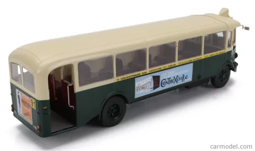 RENAULT  TN4-H C2 AUTOBUS BANLIEUE FRANCE 1946  GREEN CREAM