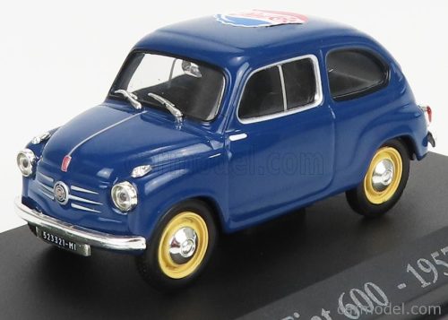 FIAT  600 PEPSI-COLA 1957 - CON VETRINA - WITH SHOWCASE  BLUE