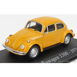   VOLKSWAGEN  BEETLE KAFER 1300 1970 - CON VETRINA - WITH SHOWCASE  YELLOW