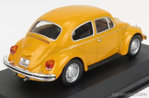 VOLKSWAGEN  BEETLE KAFER 1300 1970 - CON VETRINA - WITH SHOWCASE  YELLOW