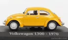 VOLKSWAGEN  BEETLE KAFER 1300 1970 - CON VETRINA - WITH SHOWCASE  YELLOW