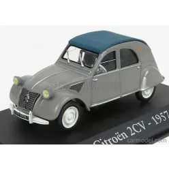   CITROEN  2CV CABRIOLET CLOSED 1957 - CON VETRINA - WITH SHOWCASE  GREY