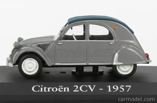 CITROEN  2CV CABRIOLET CLOSED 1957 - CON VETRINA - WITH SHOWCASE  GREY