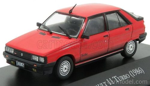 RENAULT  R11 TURBO 1986  RED BLACK