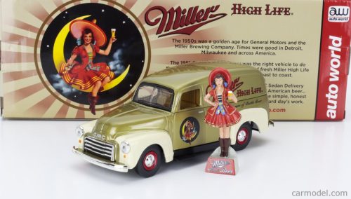 GMC  DELIVERY TRUCK WITH MILLER FIGURE 1951  GOLD