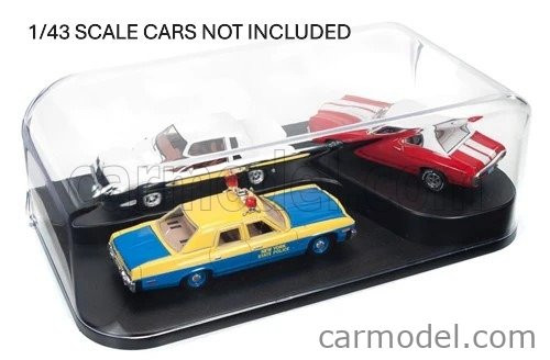 VETRINA DISPLAY BOX  SET 3 IN 1 DISPLAY CASE INTERCHANGEABLE INSERTS - Lungh.LENGHT cm 27.0 X Largh.WIDTH cm 14.0 X Alt.HEIGHT cm 9.0 (altezza interna cm 7.2)  PLASTIC DISPLAY