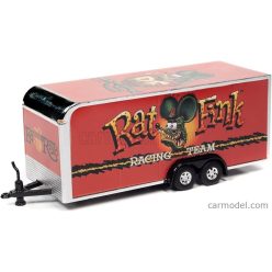   ACCESSORIES  TRAILER CAR TRANSPORTER RAT FINK 2-ASSI 2000  RED