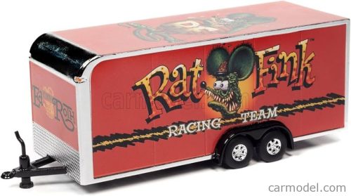 ACCESSORIES  TRAILER CAR TRANSPORTER RAT FINK 2-ASSI 2000  RED