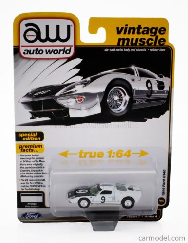 FORD USA  GT40 N 9 RACING 1966  WHITE BLACK
