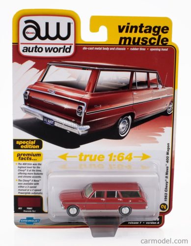CHEVROLET  NOVA II SW STATION WAGON 1965  RED