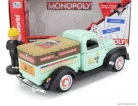 FORD USA  PICK-UP PROPERTY MANAGEMENT TRUCK WITH MONOPOLY FIGURE 1940  VERY LIGHT GREEN BLACK