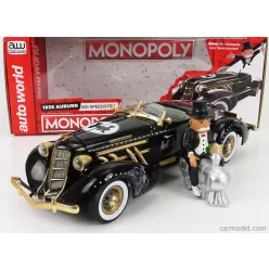 AUBURN  851 SPEEDSTER OPEN 1935 WITH Mr. MONOPOLY FIGURE