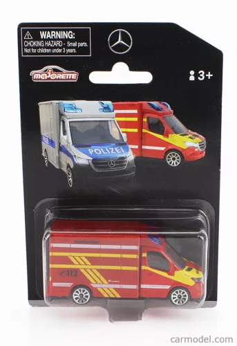 MERCEDES BENZ  SPRINTER VAN FEUERWEHR 2018  RED YELLOW WHITE