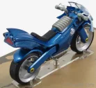 BATMAN  BATCYCLE - LEGEND OF THE DARK KNIGHT  BLUE MET