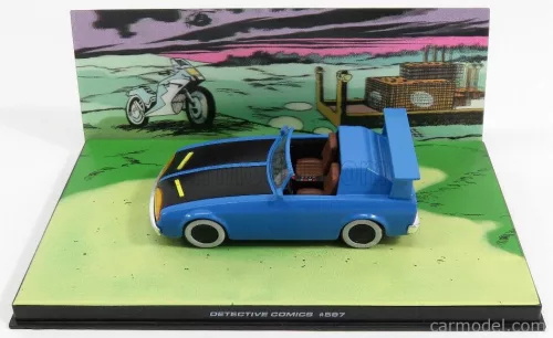 BATMAN  BATMOBILE - DETECTIVE COMICS 597  LIGHT BLUE BLACK