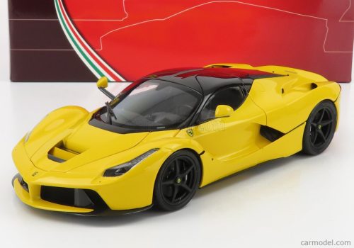 FERRARI  LAFERRARI 2013 - BLACK WHEELS  GIALLO MODENA - YELLOW BLACK