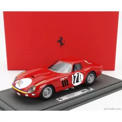   FERRARI  250 GTO COUPE N 170 TOUR DE FRANCE 1964 ANNIE SOISBAULT - NICOLE ROURE - CON VETRINA - WITH SHOWCASE  RED