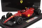 FERRARI  F1-75 TEAM SCUDERIA FERRARI N 55 AUSTRALIAN GP 2022 CARLOS SAINZ - CON VETRINA - WITH SHOWCASE  RED