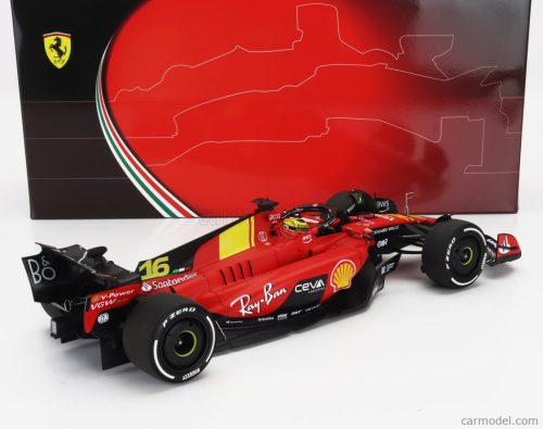 FERRARI  F1  SF-23 TEAM SCUDERIA FERRARI N 16 4th MONZA ITALY GP 2023 CHARLES LECLERC  RED BLACK YELLOW