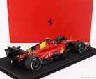 FERRARI  F1  SF-23 TEAM SCUDERIA FERRARI N 55 POLE POSITION 3rd MONZA ITALY GP 2023 CARLOS SAINZ - CON VETRINA - WITH SHOWCASE  RED BLACK YELLOW