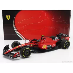   FERRARI  F1  SF-23 TEAM SCUDERIA FERRARI N 55 BELGIUM GP 2023 CARLOS SAINZ  RED BLACK