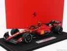 FERRARI  F1  SF-23 TEAM SCUDERIA FERRARI N 55 WINNER SINGAPORE GP 2023 CARLOS SAINZ - CON VETRINA - WITH SHOWCASE  RED BLACK