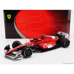   FERRARI  F1  SF-23 TEAM SCUDERIA FERRARI N 55 LAS VEGAS USA GP 2023 CARLOS SAINZ  RED WHITE BLACK