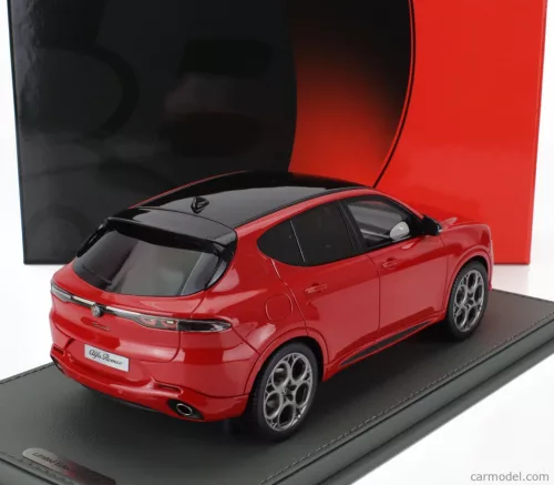 ALFA ROMEO  TONALE TRIBUTO BLACK ROOF 2023 - CON VETRINA - WITH SHOWCASE  ROSSO ALFA - RED