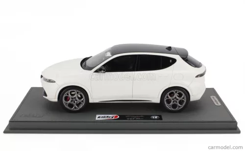 ALFA ROMEO  TONALE TRIBUTO BLACK ROOF 2023 - CON VETRINA - WITH SHOWCASE  BIANCO ALFA - WHITE BLACK