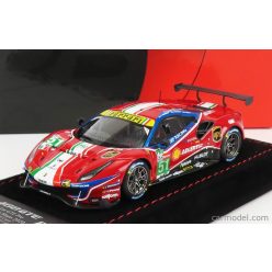   FERRARI  488 GTE EVO 3.9L TURBO V8 TEAM AF CORSE N 51 2nd LMGTE PRO CLASS 24h LE MANS 2020 J.CALADO - A.PIER GUIDI - S.SERRA - CON VETRINA - WITH SHOWCASE