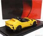 FERRARI  812 COMPETIZIONE A SPIDER 2022 - BLACK WHEELS  GIALLO TRISTRATO - YELLOW MET