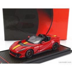   FERRARI  812 COMPETIZIONE A SPIDER 2022 - BLACK WHEELS  ROSSO CORSA 322 - RED YELLOW