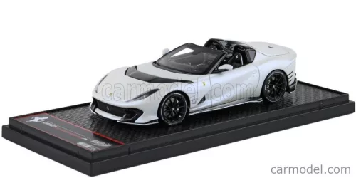 FERRARI  812 COMPETIZIONE A SPIDER N 16 PERSONAL CAR CHARLES LECLERC 2022  BIANCO ONDA MARINA - MATT WHITE