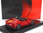 FERRARI  812 COMPETIZIONE A SPIDER 2022 - SILVER WHEELS  ROSSO CORSA 322 - RED YELLOW