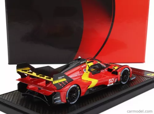 FERRARI  499P 3.0L TURBO V6 TEAM FERRARI AF CORSE N 50 LAUNCH EDITION 2022  RED YELLOW BLACK