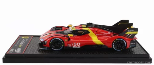 FERRARI  499P 3.0L TURBO V6 TEAM FERRARI AF CORSE N 50 LAUNCH EDITION 2022  RED YELLOW BLACK