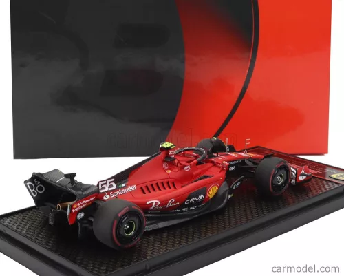 FERRARI  F1  SF-23 TEAM SCUDERIA FERRARI N 55 4th BAHRAIN GP 2023 CARLOS SAINZ  RED BLACK