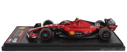 FERRARI  F1  SF-23 TEAM SCUDERIA FERRARI N 55 4th BAHRAIN GP 2023 CARLOS SAINZ  RED BLACK