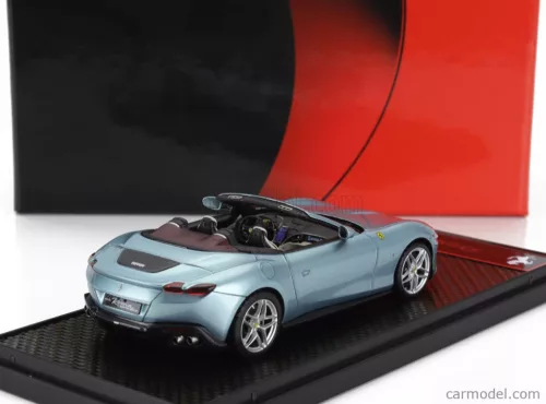 FERRARI  ROMA SPIDER OPEN 2020  CELESTE TREVI - LIGHT BLUE MET