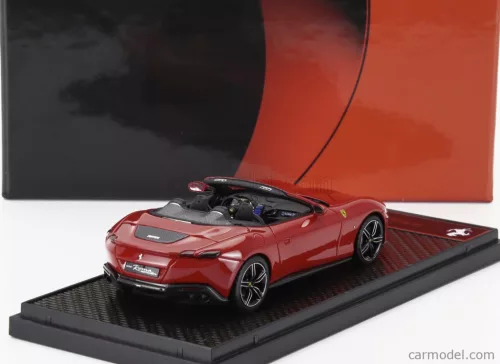 FERRARI  ROMA SPIDER OPEN 2020 - BLACK RIMS  ROSSO CORSA 322 - RED