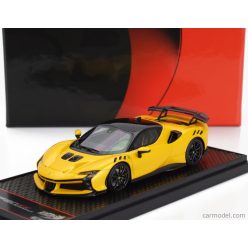   FERRARI  SF90 XX STRADALE 2024 - CARBON WHEELS  GIALLO TRISTRATO - YELLOW MET BLACK CARBON