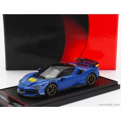   FERRARI  SF90 XX STRADALE 2024  AZZURRO DINO - BLUE MET BLACK YELLOW