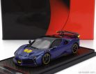 FERRARI  SF90 XX STRADALE 2024  BLU TOUR DE FRANCE - BLUE  BLACK YELLOW