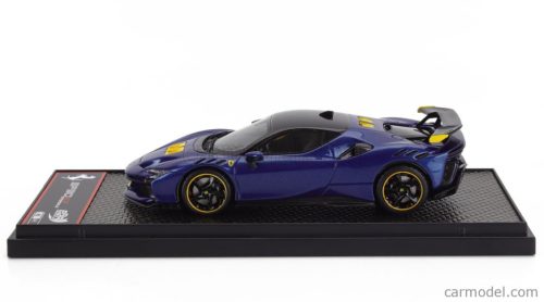 FERRARI  SF90 XX STRADALE 2024  BLU TOUR DE FRANCE - BLUE  BLACK YELLOW
