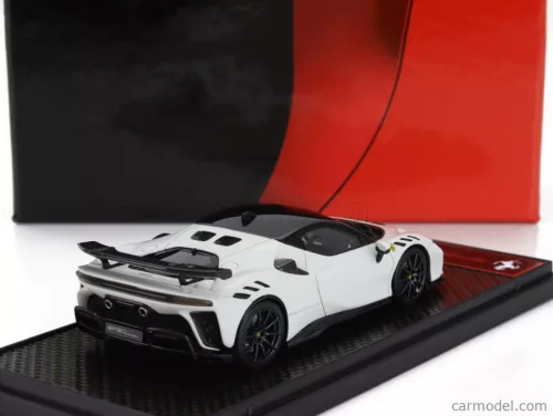 FERRARI  SF90 XX STRADALE 2024  BIANCO CERVINO - WHITE BLACK
